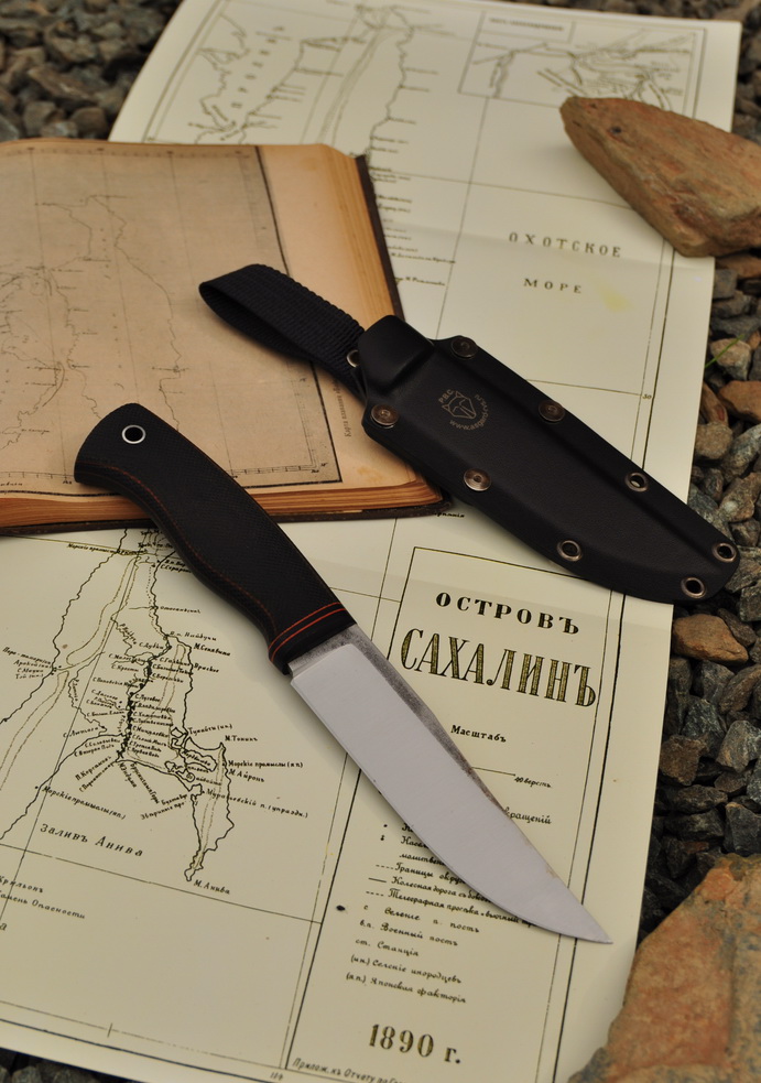 Нож "Крок-2" от РВС в экспедиции на Малые Курилы