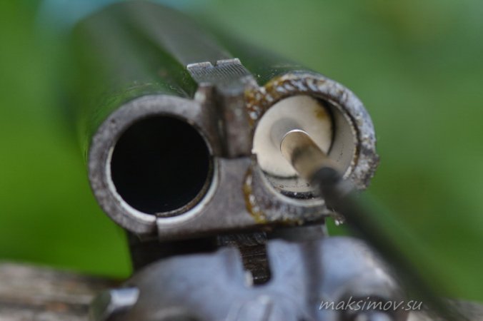 Современный шомпол от ЧистоGUN и расходники при чистке старой советской двустволки ТОЗ-63